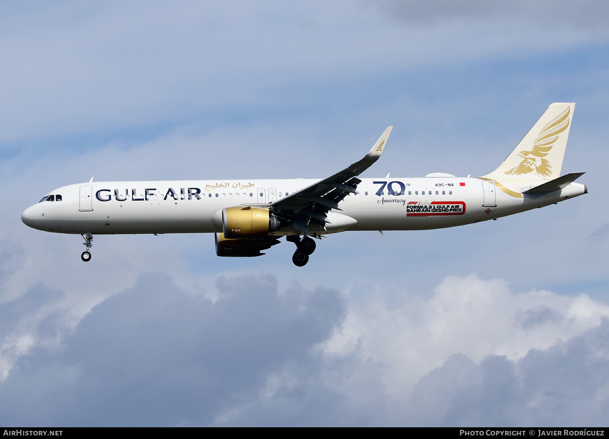 Aircraft Photo of A9C-NA | Airbus A321-253NX | Gulf Air | AirHistory.net #469898