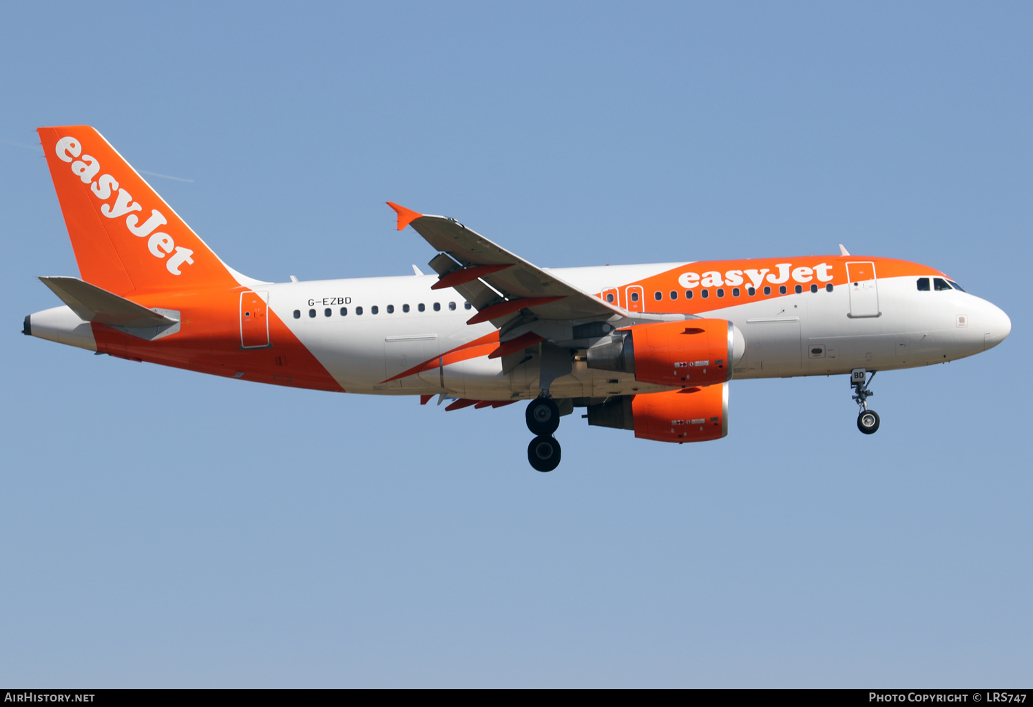 Aircraft Photo of G-EZBD | Airbus A319-111 | EasyJet | AirHistory.net #469901