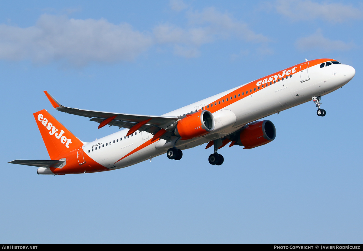 Aircraft Photo of G-UZMJ | Airbus A321-251NX | EasyJet | AirHistory.net #469920