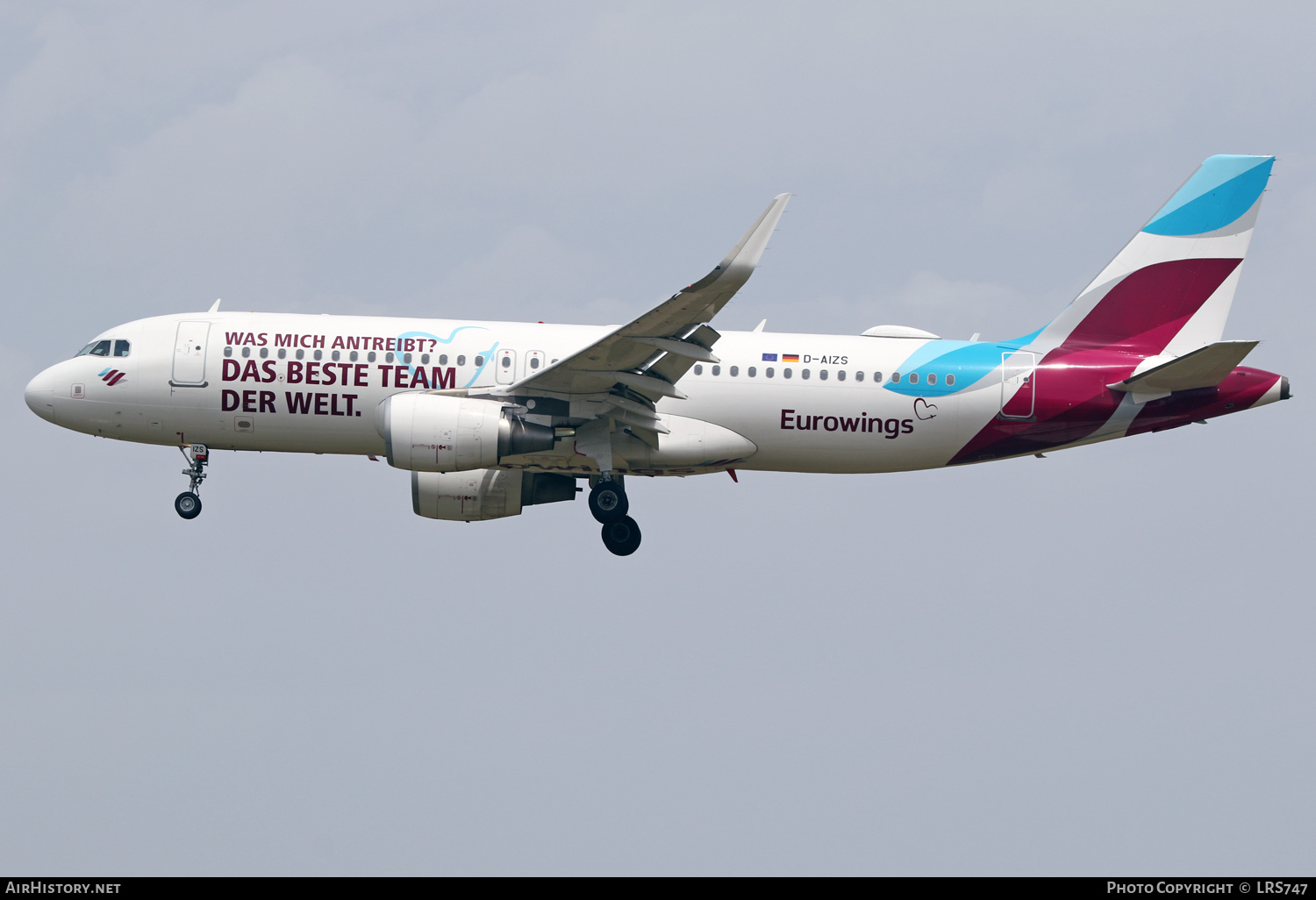 Aircraft Photo of D-AIZS | Airbus A320-214 | Eurowings | AirHistory.net #469934