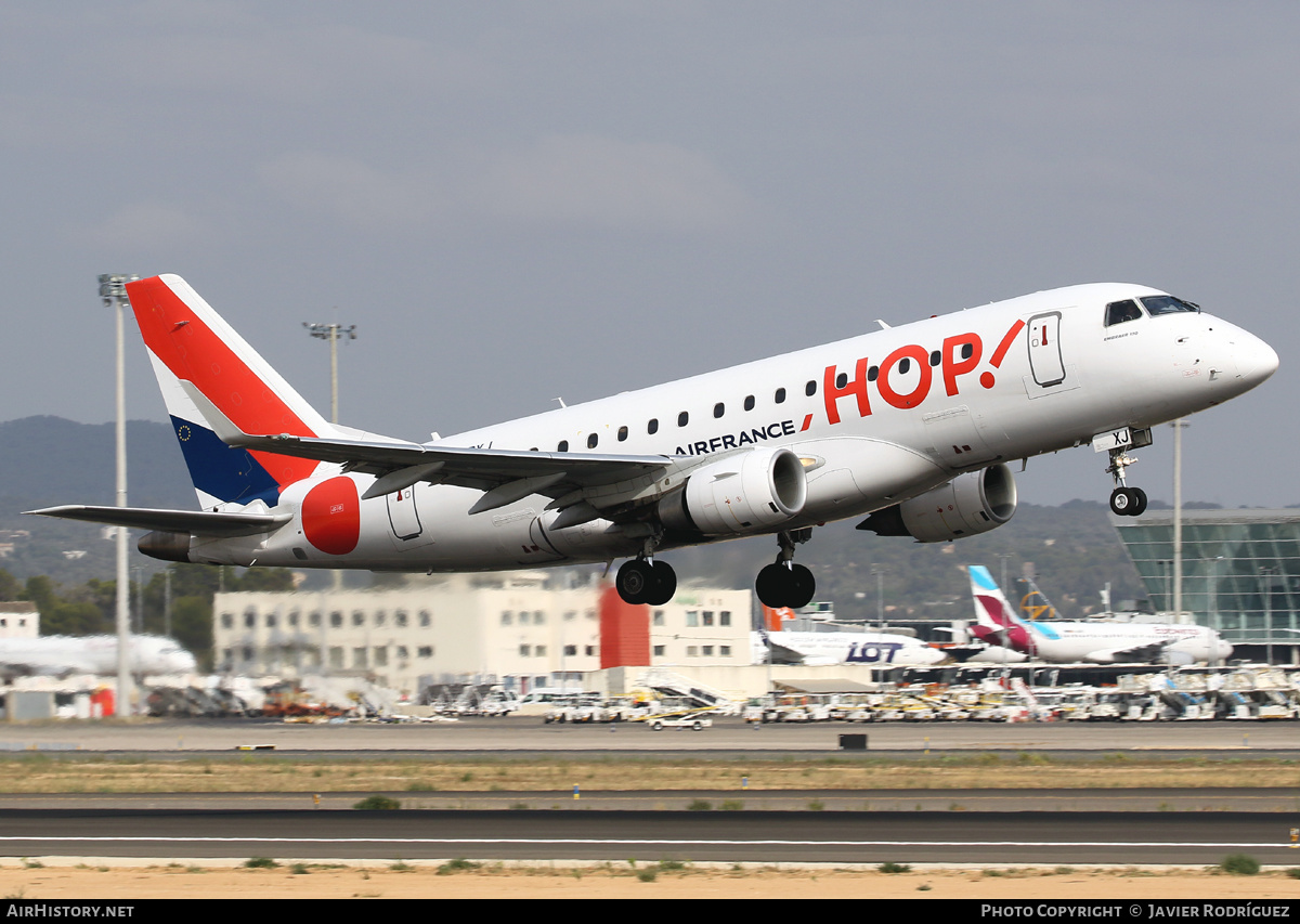 Aircraft Photo of F-HBXJ | Embraer 170STD (ERJ-170-100STD) | Hop! | AirHistory.net #469946