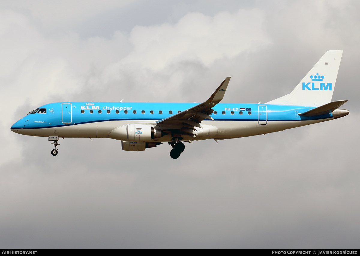 Aircraft Photo of PH-EXI | Embraer 175STD (ERJ-170-200STD) | KLM Cityhopper | AirHistory.net #469947