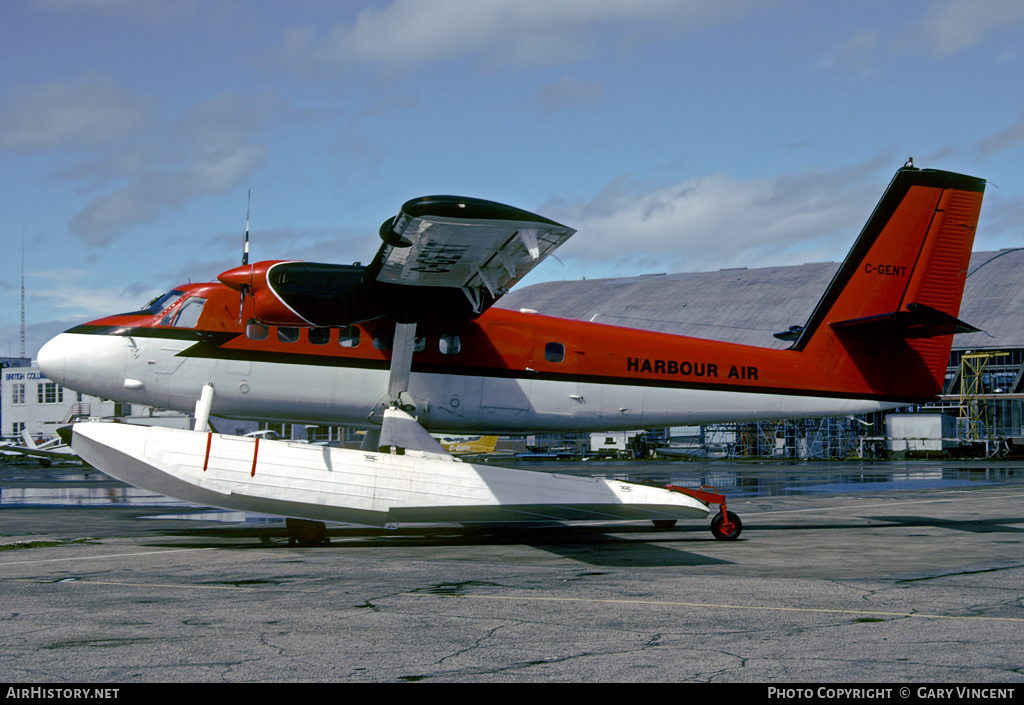 Aircraft Photo of C-GENT | De Havilland Canada DHC-6-200 Twin Otter | Harbour Air | AirHistory.net #470089