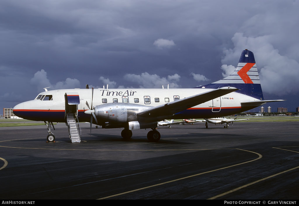Aircraft Photo of C-FPWS | Convair 640 | Time Air | AirHistory.net #470094