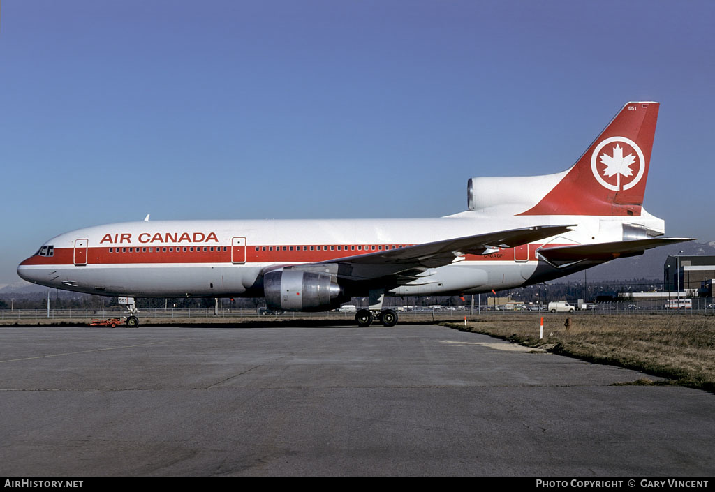 Aircraft Photo of C-GAGF | Lockheed L-1011-385-3 TriStar 500 | Air Canada | AirHistory.net #470101