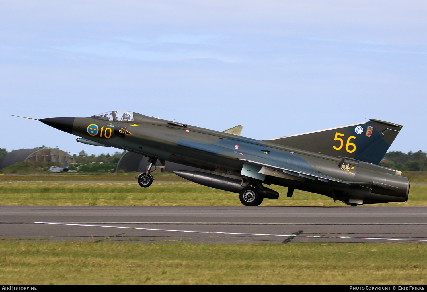 Aircraft Photo of SE-DXR / 35556 | Saab J35J Draken | Sweden - Air Force | AirHistory.net #470123