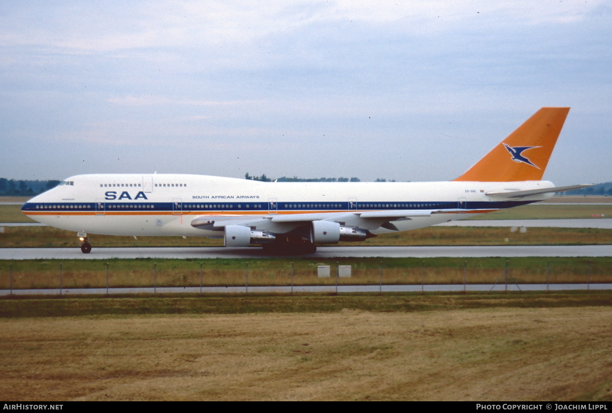 Aircraft Photo of ZS-SAC | Boeing 747-312 | South African Airways | AirHistory.net #470152