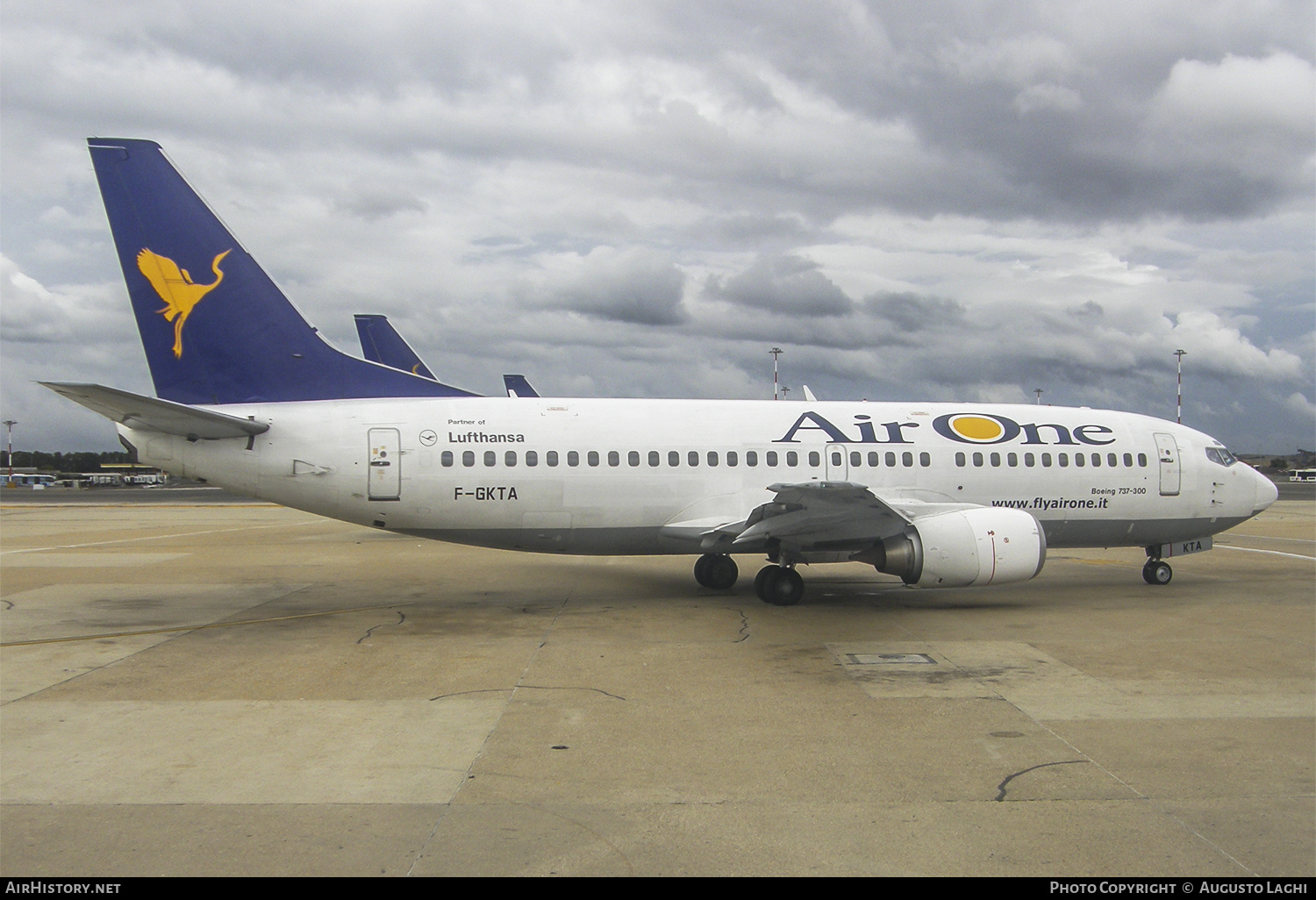 Aircraft Photo of F-GKTA | Boeing 737-3M8 | Air One | AirHistory.net #470153