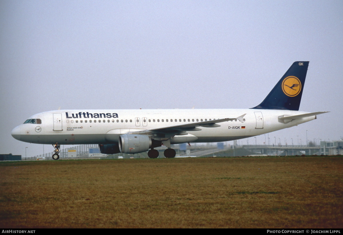 Aircraft Photo of D-AIQK | Airbus A320-211 | Lufthansa | AirHistory.net #470158