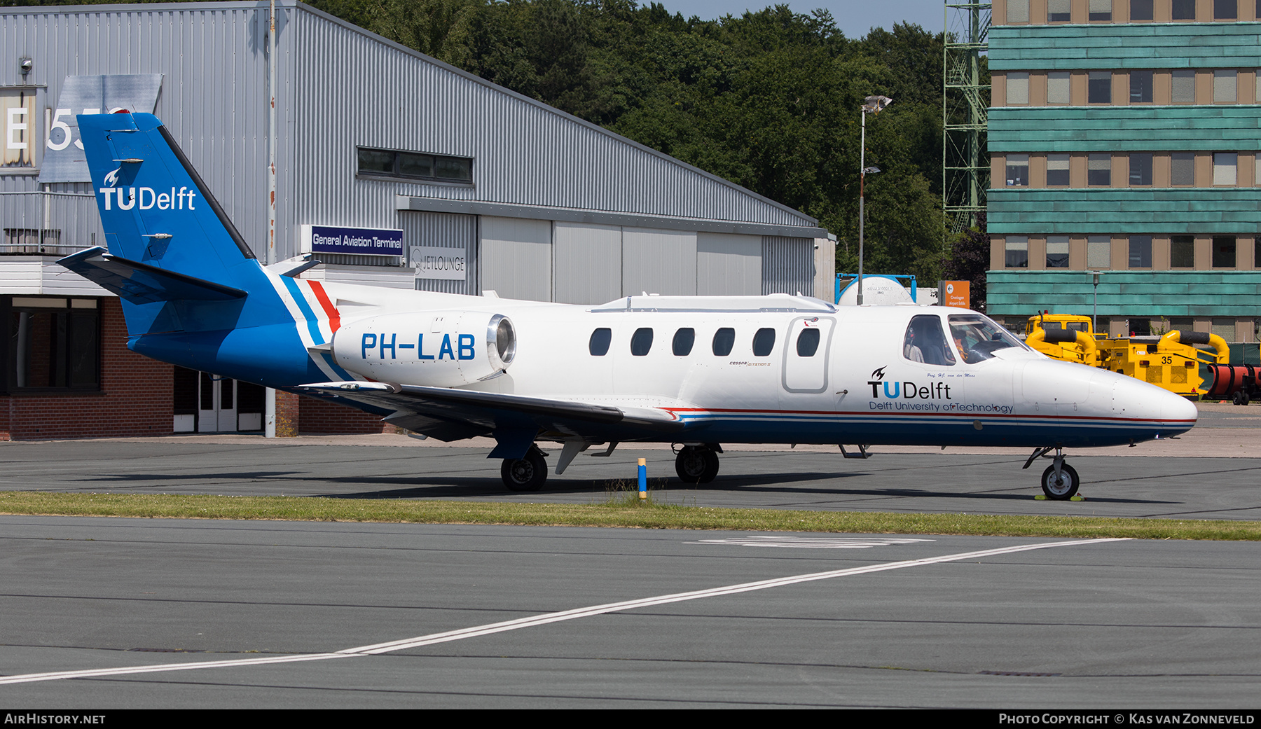 Aircraft Photo of PH-LAB | Cessna 550 Citation II | Technische Universiteit Delft | AirHistory.net #470215