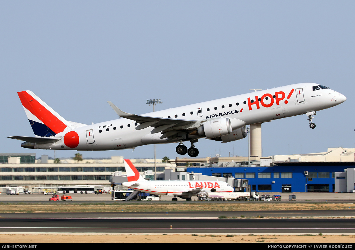 Aircraft Photo of F-HBLH | Embraer 190STD (ERJ-190-100STD) | Hop! | AirHistory.net #470239