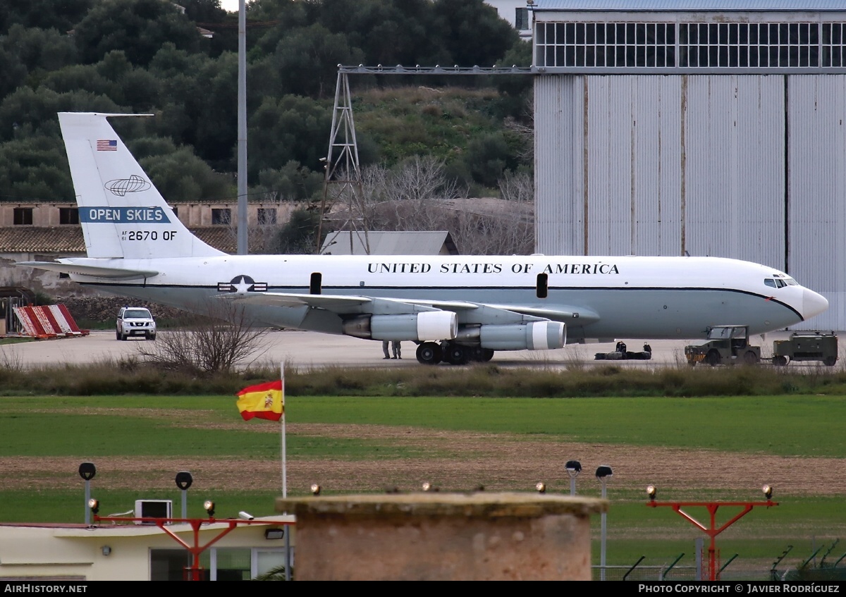 Aircraft Photo of 61-2670 / AF61-2670 | Boeing OC-135B | USA - Air Force | AirHistory.net #470260