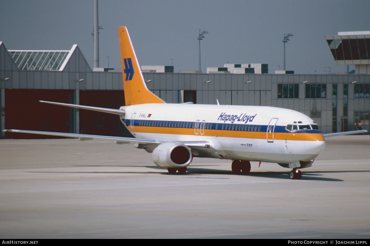 Aircraft Photo of D-AHLL | Boeing 737-4K5 | Hapag-Lloyd | AirHistory.net #470271