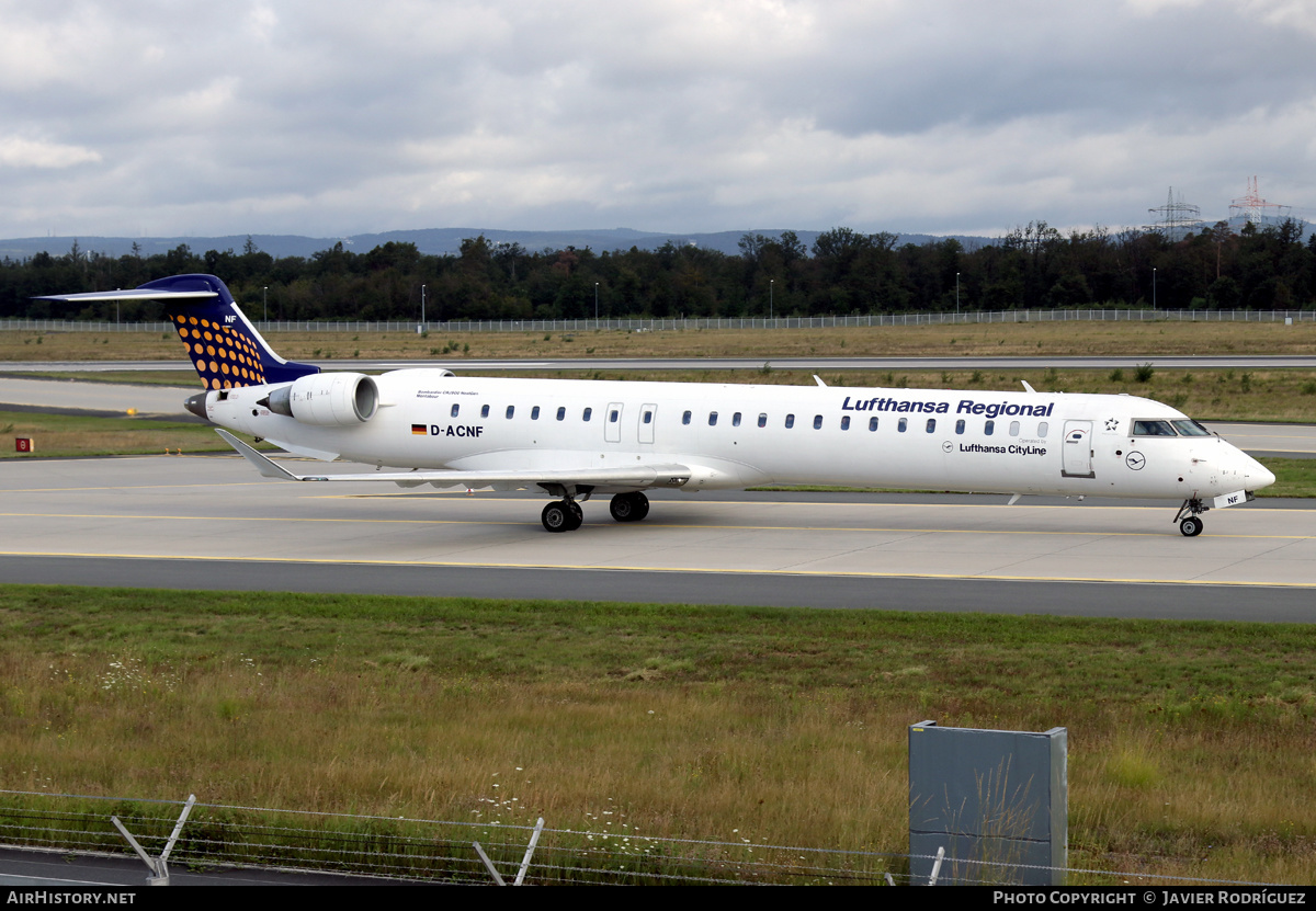 Aircraft Photo of D-ACNF | Bombardier CRJ-900LR (CL-600-2D24) | Lufthansa Regional | AirHistory.net #470276