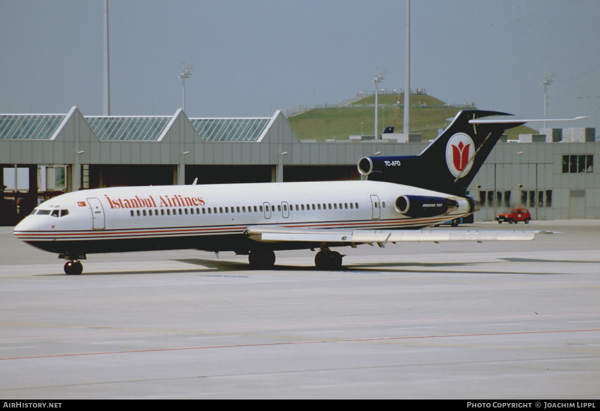 Aircraft Photo of TC-AFO | Boeing 727-230/Adv | Istanbul Airlines | AirHistory.net #470295