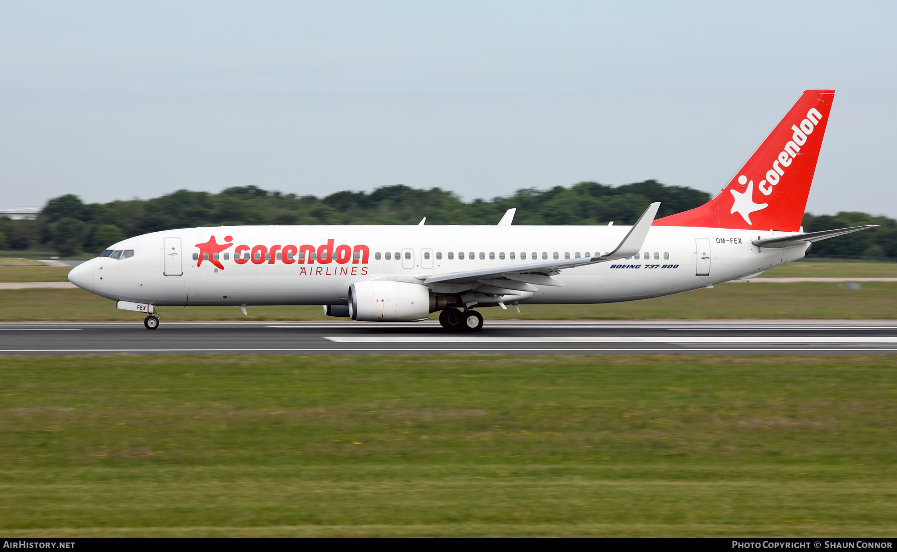 Aircraft Photo of OM-FEX | Boeing 737-8Q8 | Corendon Airlines | AirHistory.net #470298