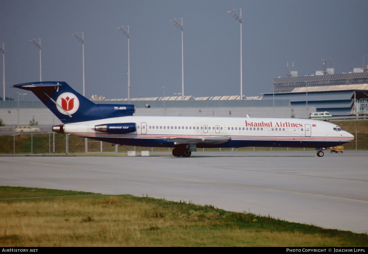 Aircraft Photo of TC-AFR | Boeing 727-230/Adv | Istanbul Airlines | AirHistory.net #470299