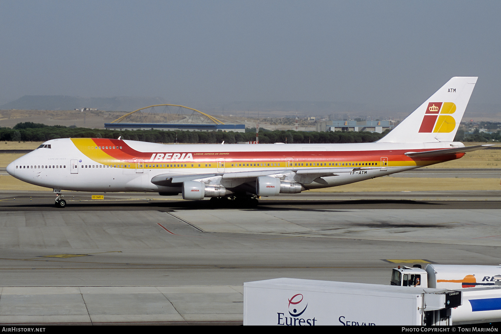 Aircraft Photo of TF-ATM | Boeing 747-256BM | Iberia | AirHistory.net #470304