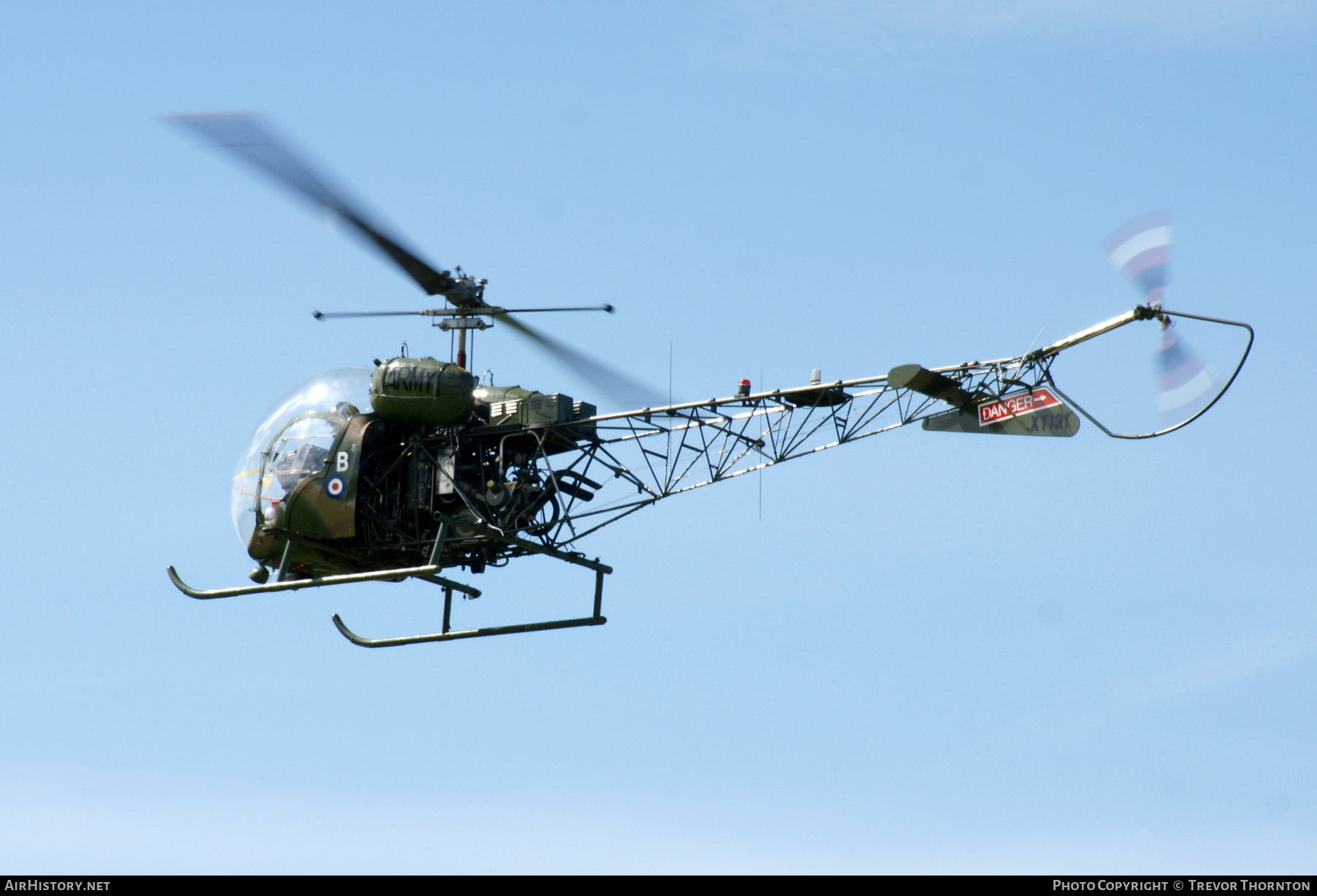 Aircraft Photo of XT131 | Agusta AB-47G-3 Sioux AH1 | UK - Army | AirHistory.net #470315