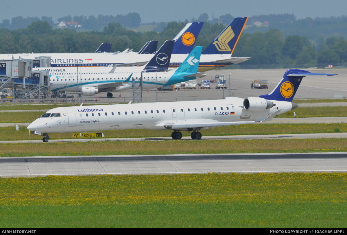 Aircraft Photo of D-ACKF | Bombardier CRJ-900LR (CL-600-2D24) | Lufthansa Regional | AirHistory.net #470316