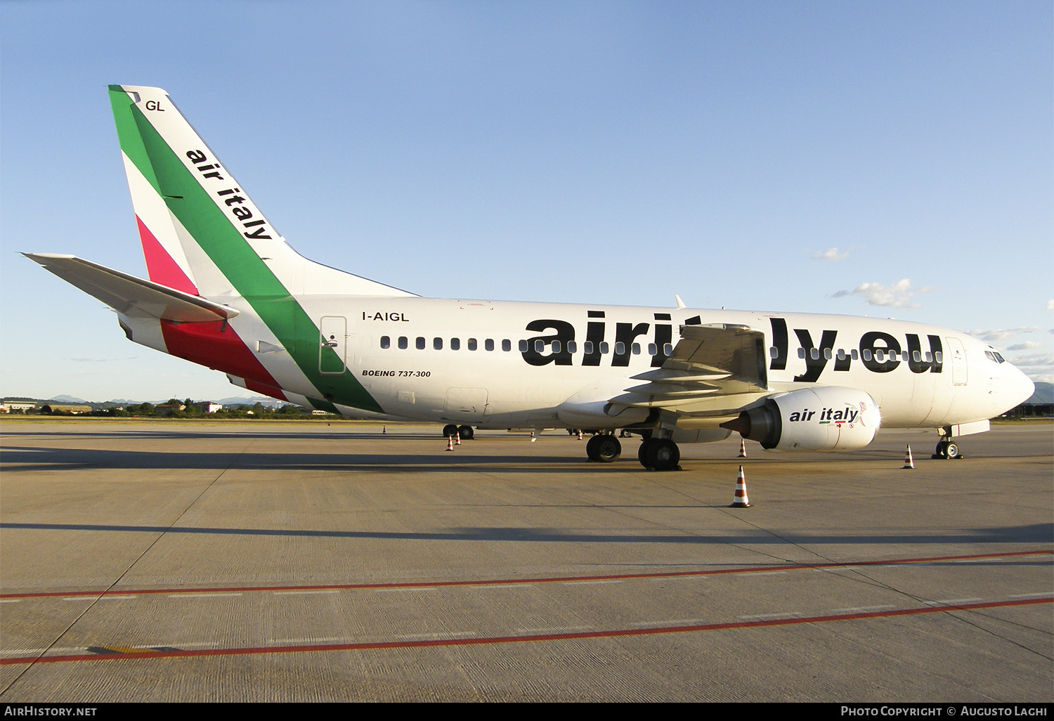 Aircraft Photo of I-AIGL | Boeing 737-33A | Air Italy | AirHistory.net #470323