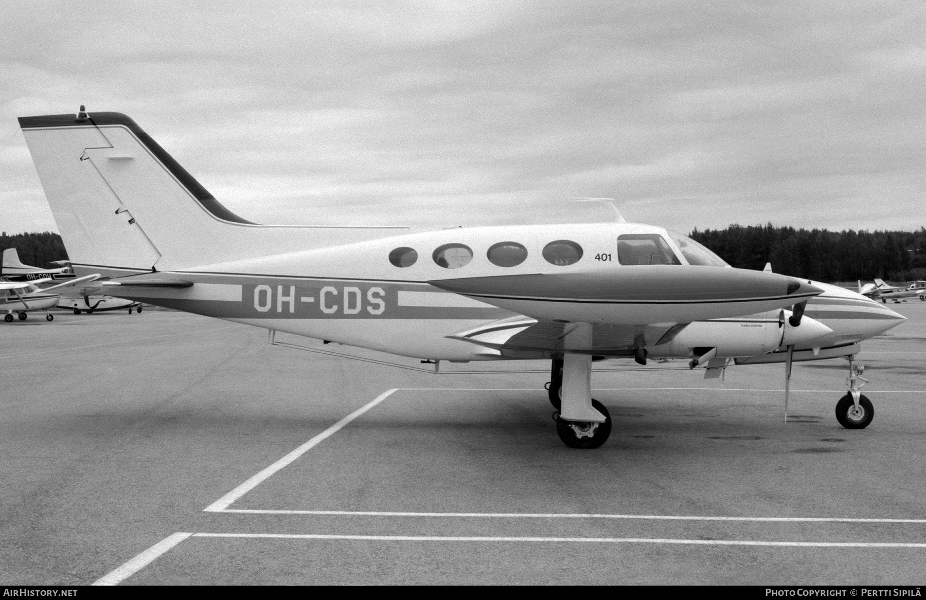 Aircraft Photo of OH-CDS | Cessna 401B | AirHistory.net #470339