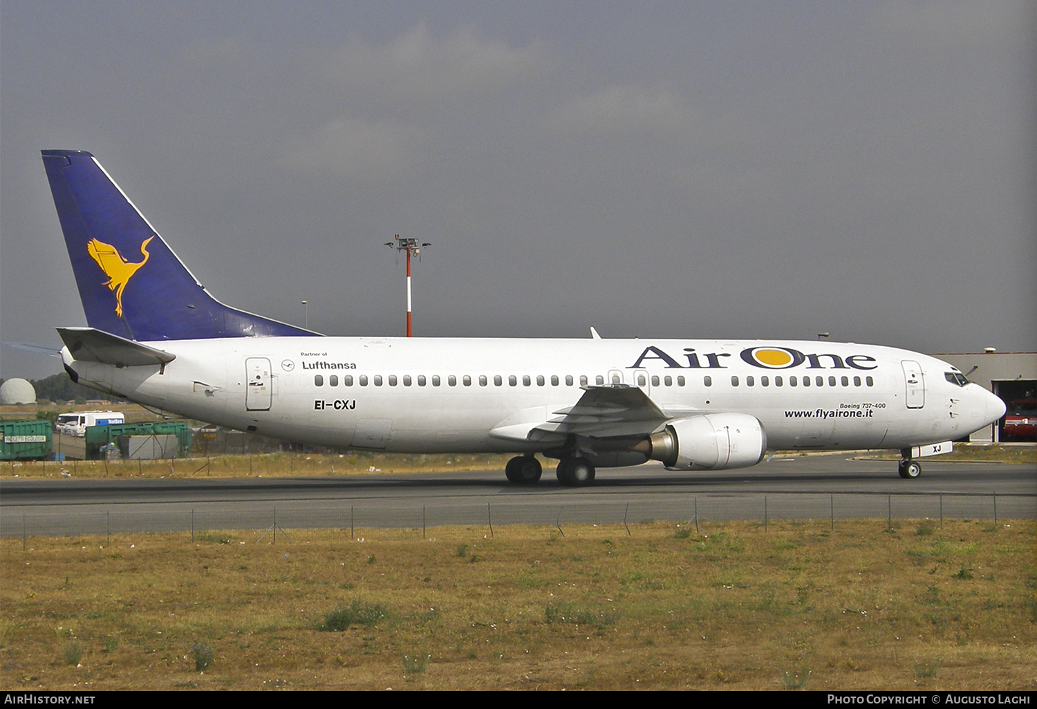 Aircraft Photo of EI-CXJ | Boeing 737-4Q8 | Air One | AirHistory.net #470380