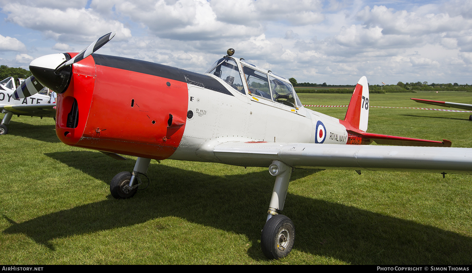 Aircraft Photo of G-BVTX / WP809 | De Havilland DHC-1 Chipmunk Mk22A | UK - Navy | AirHistory.net #470389