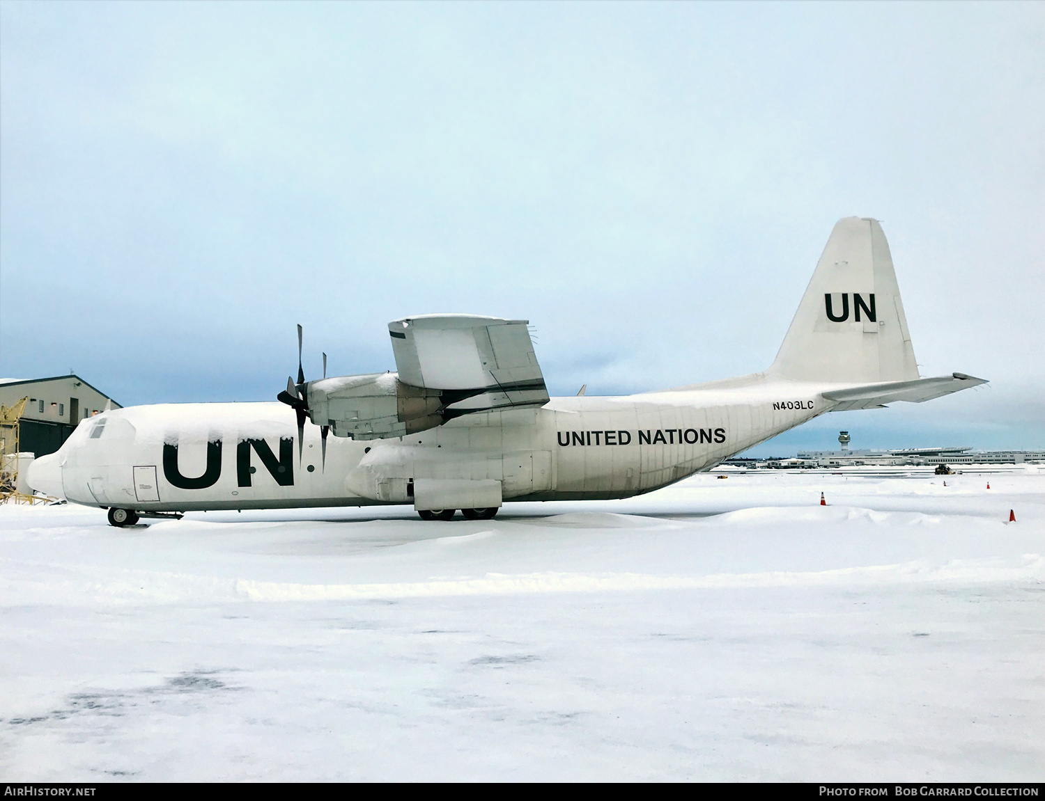 Aircraft Photo of N403LC | Lockheed L-100-30 Hercules (382G) | Lynden Air Cargo | United Nations | AirHistory.net #470394