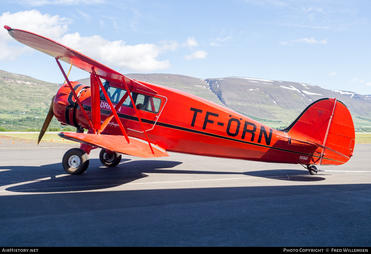 Aircraft Photo of TF-ORN | Waco YKS-7 | Akureyrarflugvenin | AirHistory.net #470405