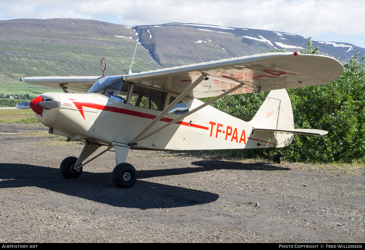 Aircraft Photo of TF-PAA | Piper PA-16 Clipper | AirHistory.net #470448