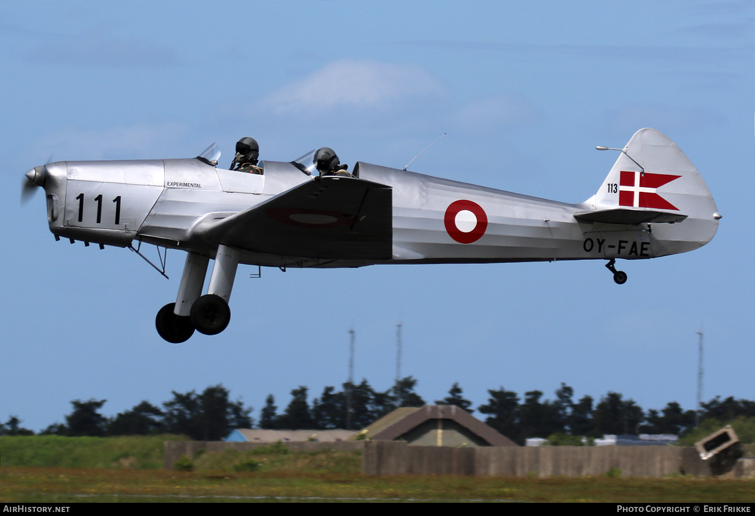 Aircraft Photo of OY-FAE / 11-111 | SAI KZ-II Trainer | Denmark - Air Force | AirHistory.net #470461