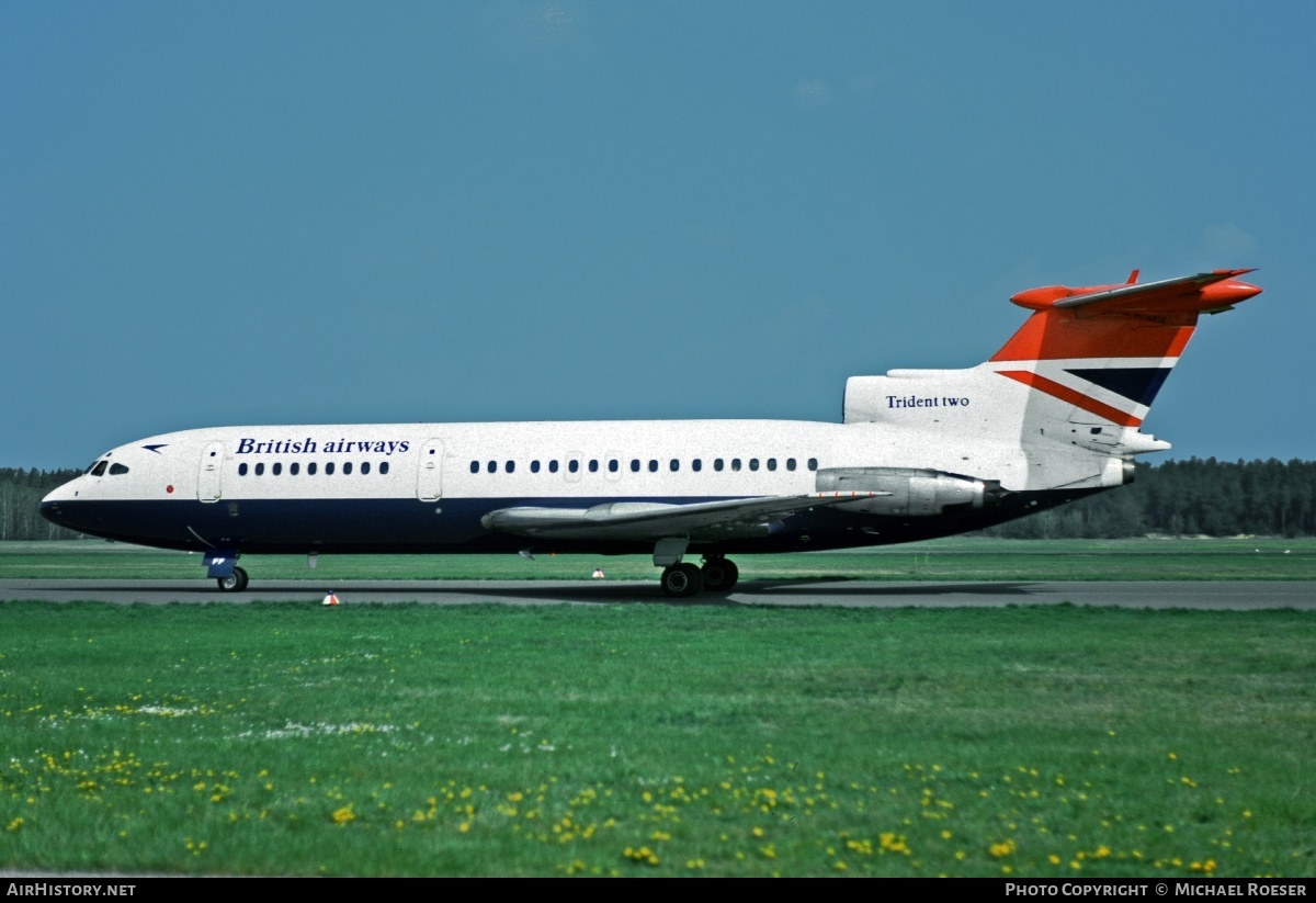 Aircraft Photo of G-AVFF | Hawker Siddeley HS-121 Trident 2E | British Airways | AirHistory.net #470471