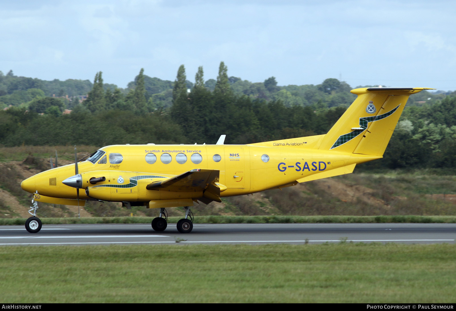 Aircraft Photo of G-SASD | Raytheon B200C King Air | Scottish Ambulance Service | AirHistory.net #470472