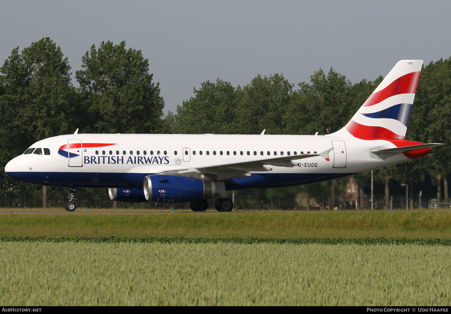Aircraft Photo of G-EUOG | Airbus A319-131 | British Airways | AirHistory.net #470487