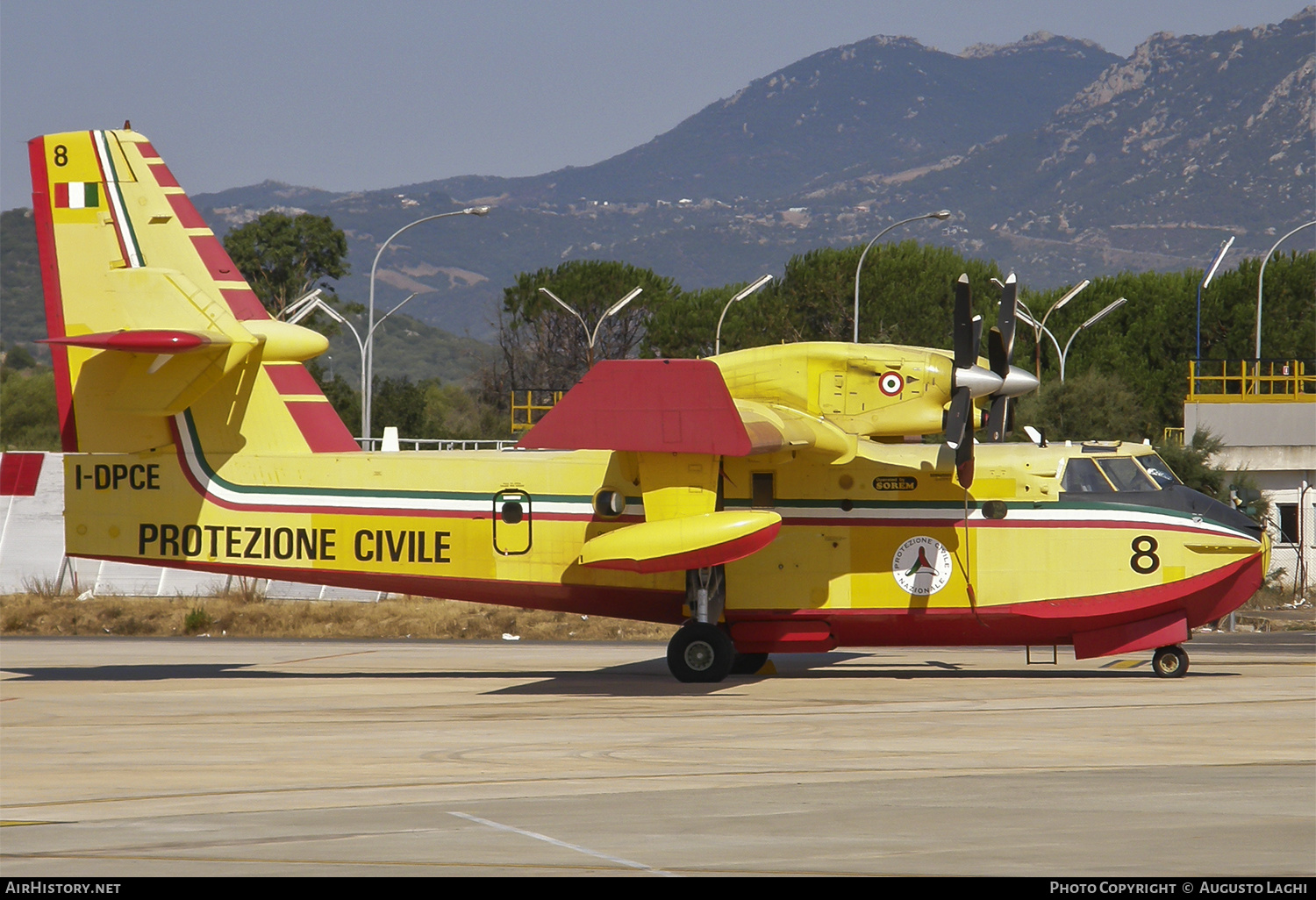Aircraft Photo of I-DPCE | Canadair CL-415 (CL-215-6B11) | Protezione Civile | AirHistory.net #470498