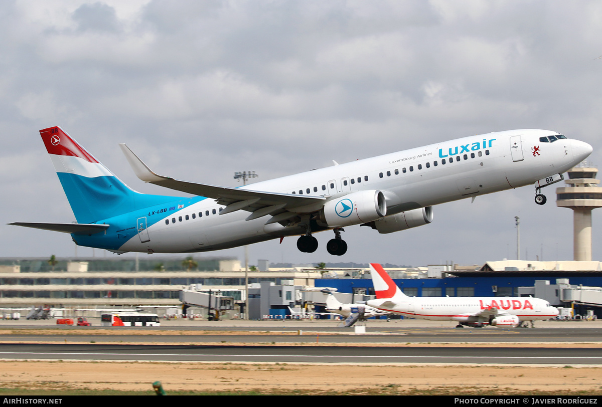 Aircraft Photo of LX-LBB | Boeing 737-86J | Luxair | AirHistory.net #470502