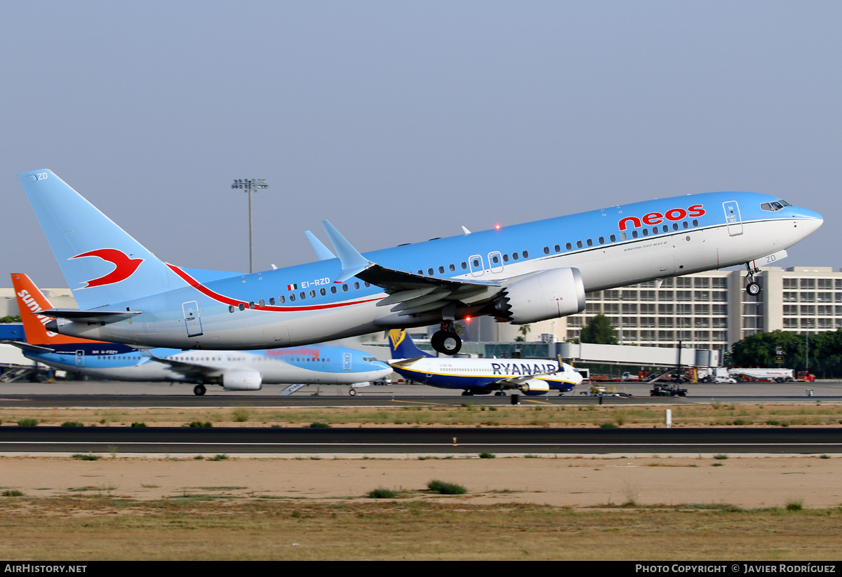 Aircraft Photo of EI-RZD | Boeing 737-8 Max 8 | Neos | AirHistory.net #470503