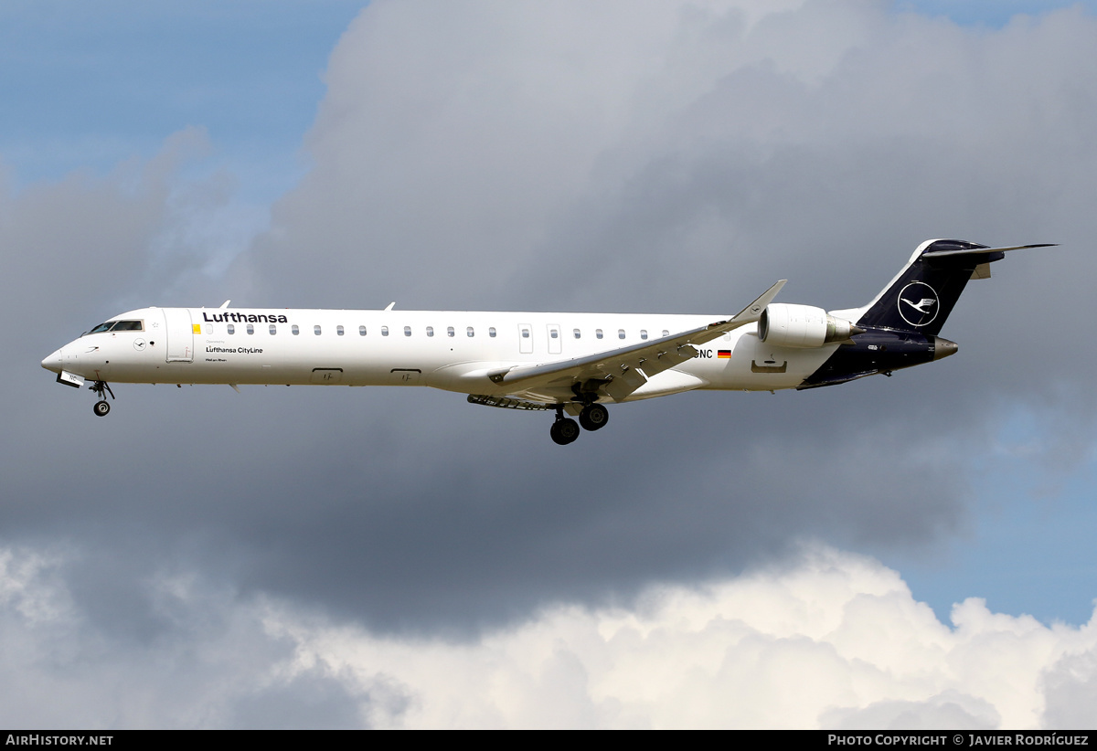 Aircraft Photo of D-ACNC | Bombardier CRJ-900LR (CL-600-2D24) | Lufthansa | AirHistory.net #470511