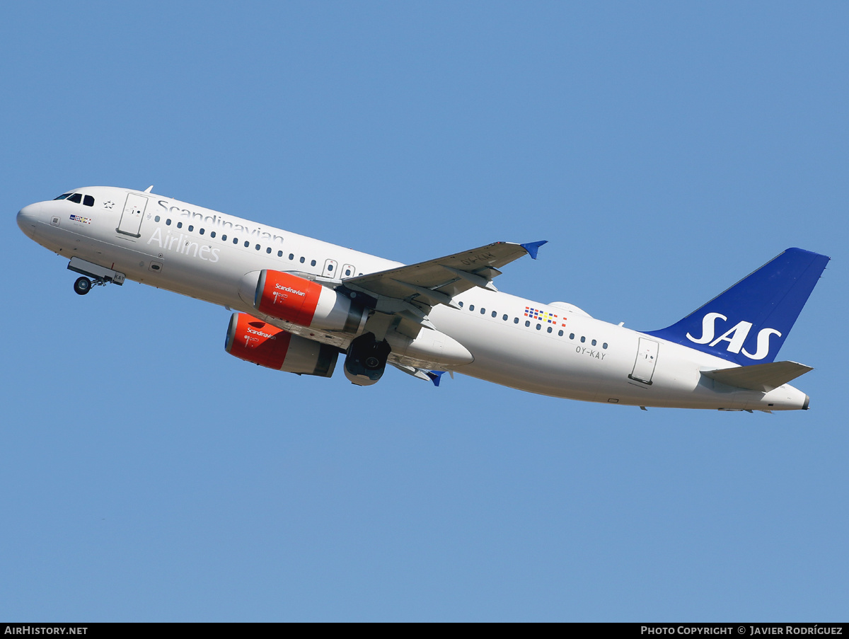 Aircraft Photo of OY-KAY | Airbus A320-232 | Scandinavian Airlines - SAS | AirHistory.net #470513