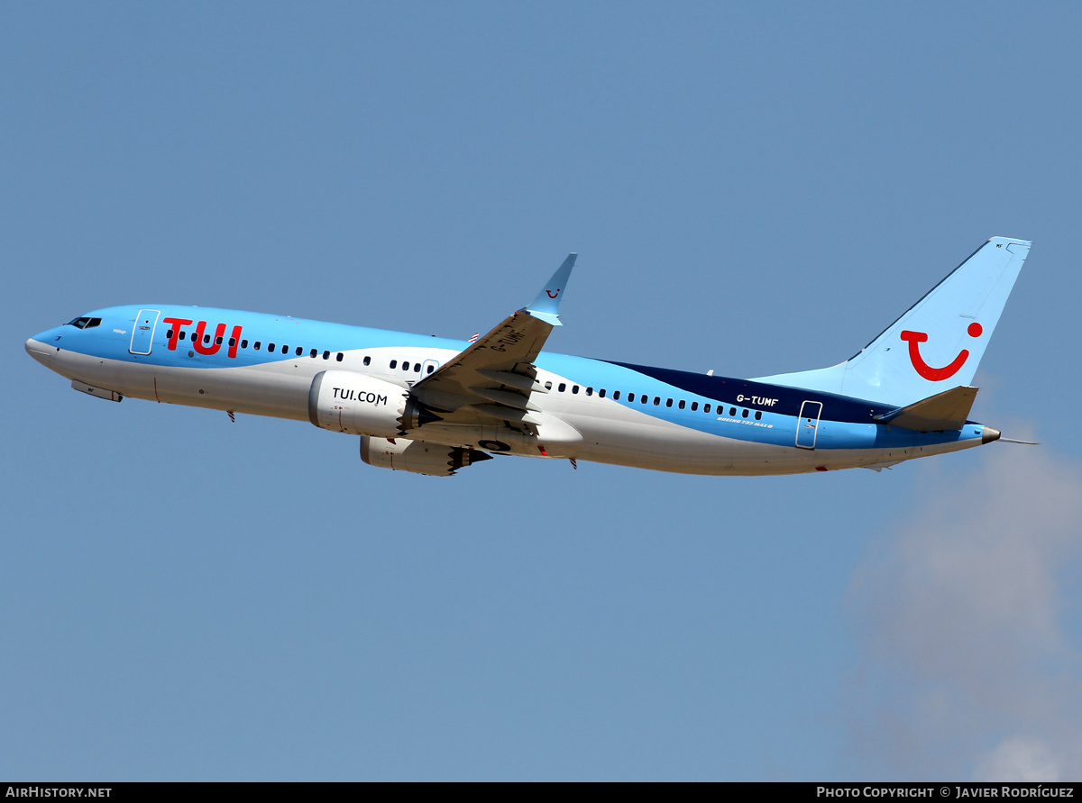 Aircraft Photo of G-TUMF | Boeing 737-8 Max 8 | TUI | AirHistory.net #470525