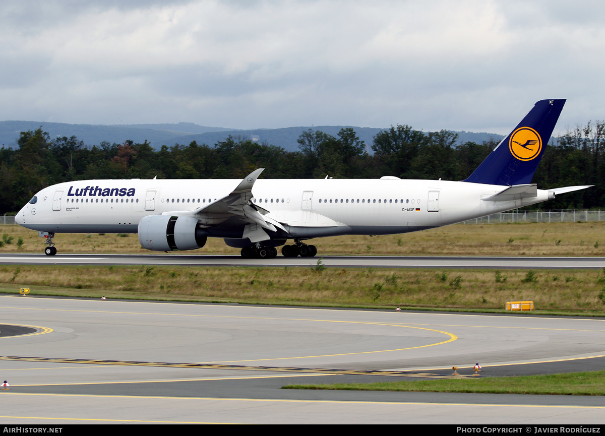 Aircraft Photo of D-AIXF | Airbus A350-941 | Lufthansa | AirHistory.net #470526