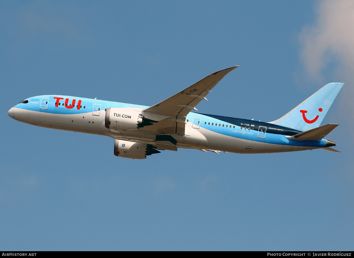 Aircraft Photo of G-TUII | Boeing 787-8 Dreamliner | TUI | AirHistory.net #470528