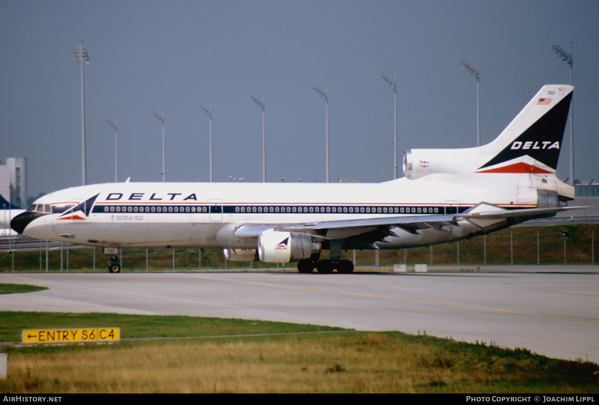 Aircraft Photo of N755DL | Lockheed L-1011-385-3 TriStar 500 | Delta Air Lines | AirHistory.net #470542