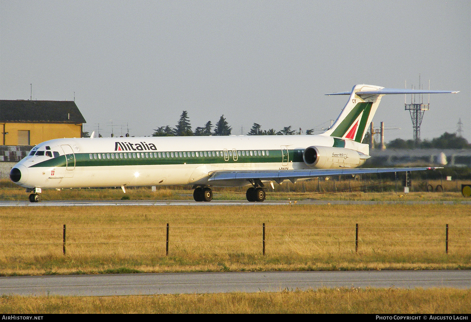 Aircraft Photo of I-DACY | McDonnell Douglas MD-82 (DC-9-82) | Alitalia | AirHistory.net #470550
