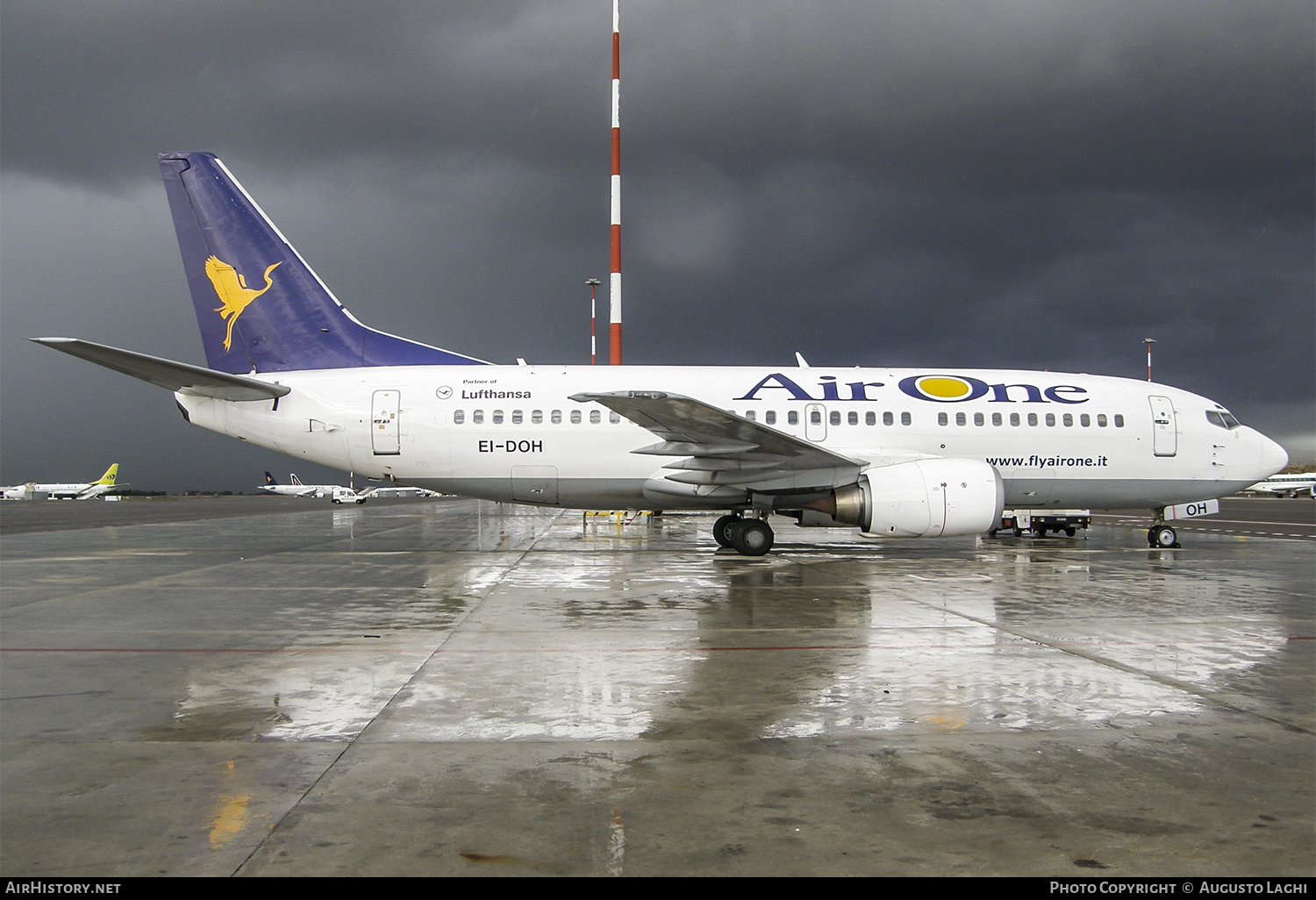 Aircraft Photo of EI-DOH | Boeing 737-31S | Air One | AirHistory.net #470556