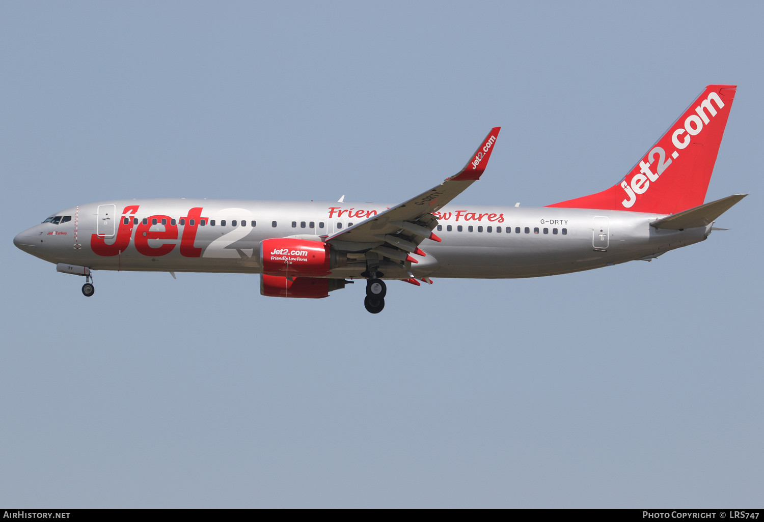 Aircraft Photo of G-DRTY | Boeing 737-8AS | Jet2 | AirHistory.net #470563