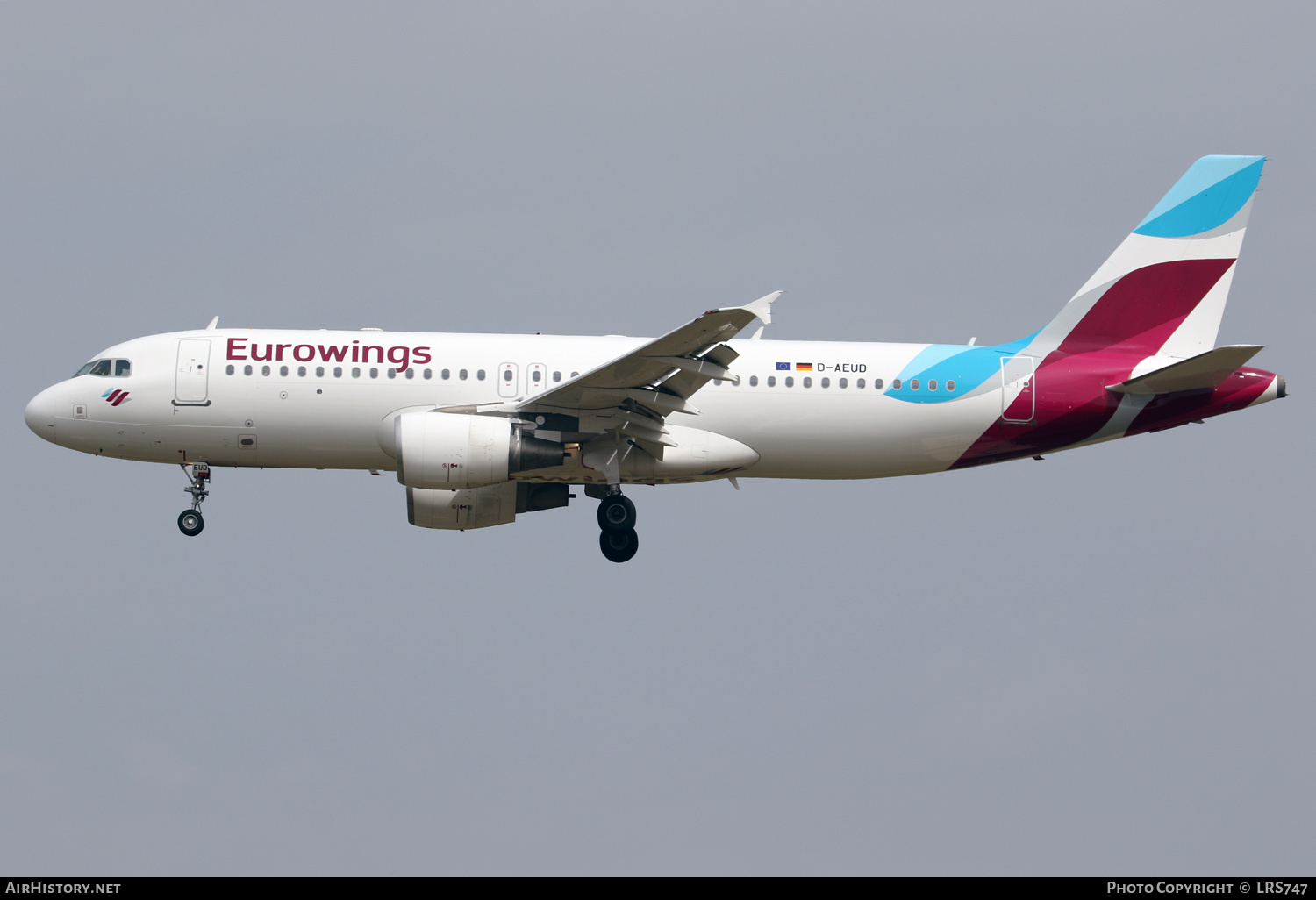 Aircraft Photo of D-AEUD | Airbus A320-214 | Eurowings | AirHistory.net #470572