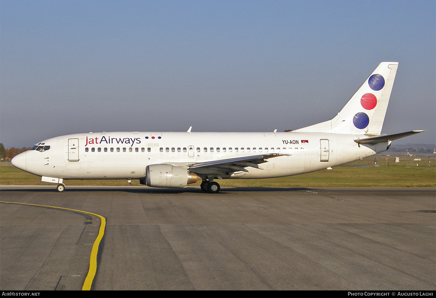 Aircraft Photo of YU-AON | Boeing 737-3Q4 | Jat Airways | AirHistory.net #470580