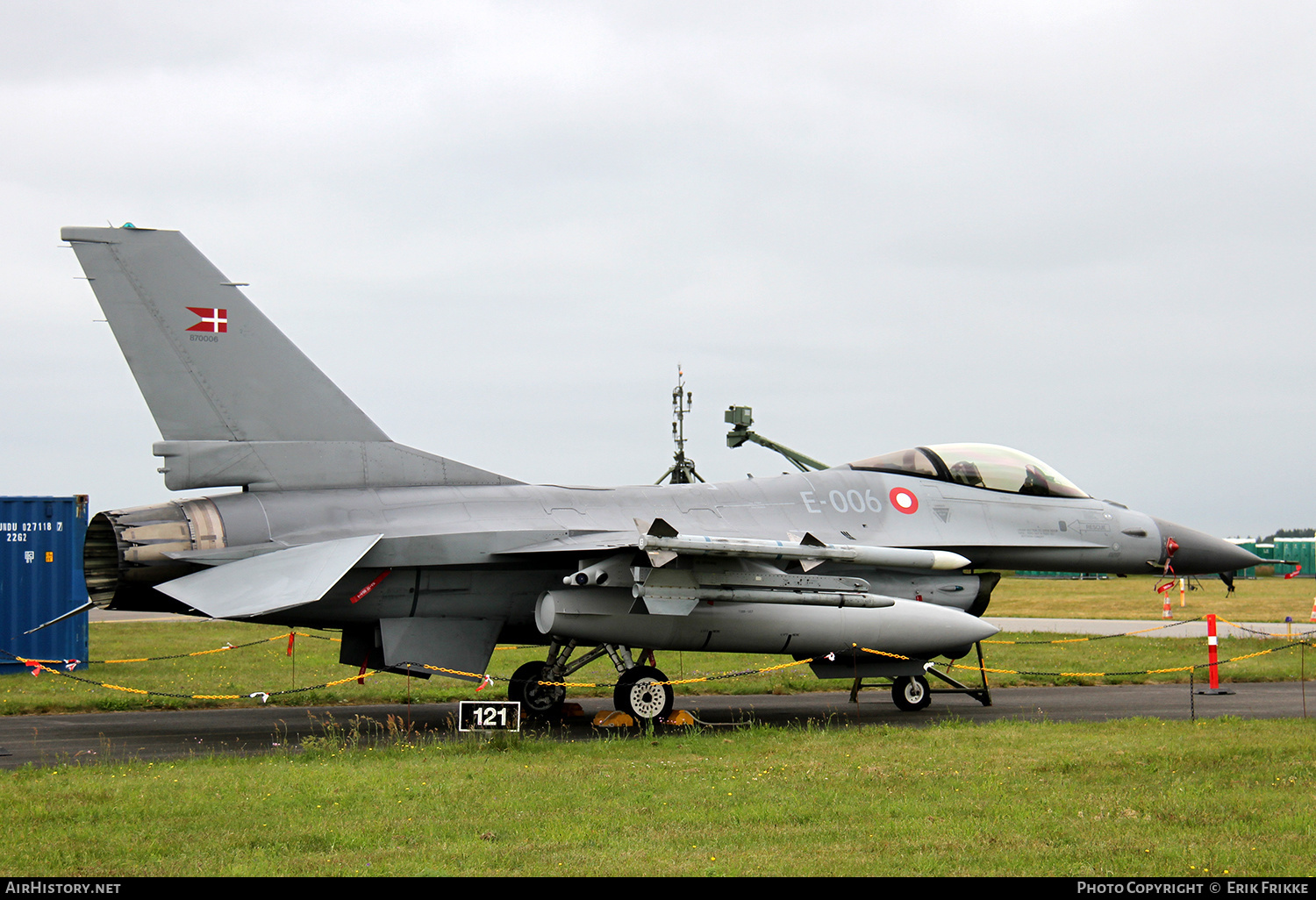 Aircraft Photo of E-006 | General Dynamics F-16AM Fighting Falcon | Denmark - Air Force | AirHistory.net #470607